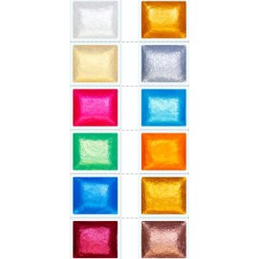 Nailart Aquarelle farver