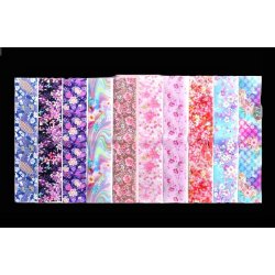 10 stk. Blomster Mix Foil