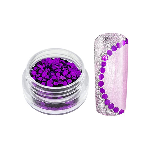 Nailart Palliet 1,5 g lilla