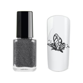 Stamping Polish 12ml glitter black