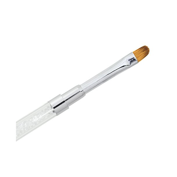 Gel Brush #10 Synthetic Acrylic Glitter Oval