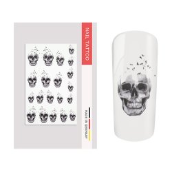 NailArt Tattoo Skull Birds