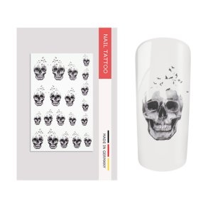 NailArt Tattoo Skull Birds