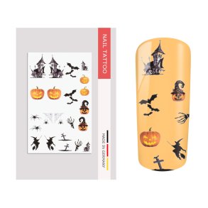 NailArt Tattoo Halloween