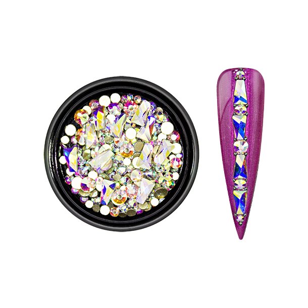 NailArt RhineStones &amp; Overlays Mix Diamonds III