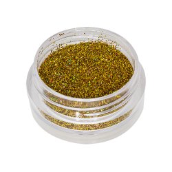 Nailart powder glitter 2 g. Holo Guld