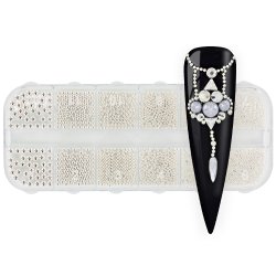 Nailart Pearls Box Silver