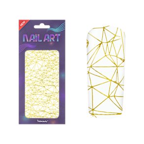 NailArt Sticker XL Gold 01