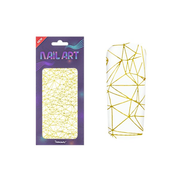 NailArt Sticker XL Gold 01