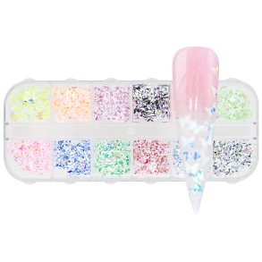 Nailart Inlay Flake Mix M02