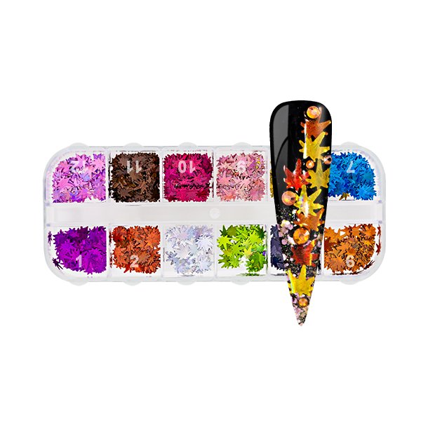 Nailart Inlay Flake Mix M04