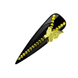 3D sommerfugle metal Guld