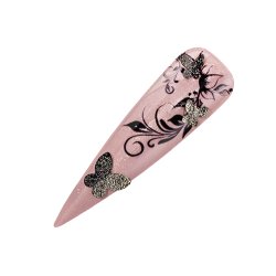 3D sommerfugle metal oxyderet