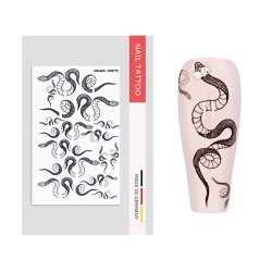 NailArt Tattoo Snakes