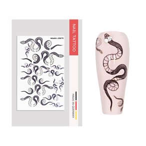 NailArt Tattoo Snakes