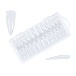 Press on tip - Stiletto lang 240 stk.