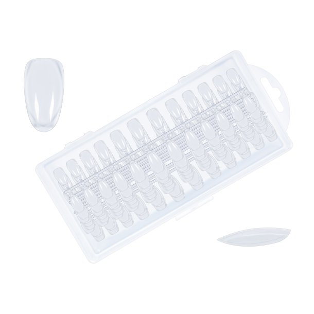 Press on tip - Natural kort 240 stk.