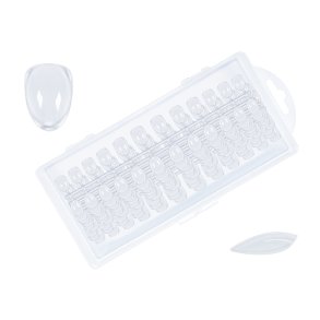 Press on tip - Rund kort 240 stk.