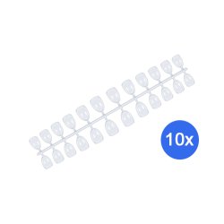 Press on tip - Rund kort 240 stk.