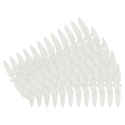 Prsentations tipper Stiletto naturlig - 120 stk.