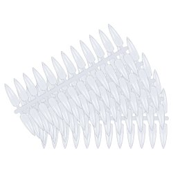 Prsentations tipper Stiletto klar - 120 stk.