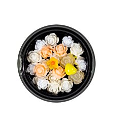 Overlay Flower Mix Peach-White