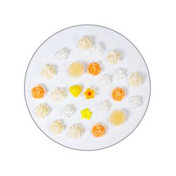 Overlay Flower Mix Peach-White