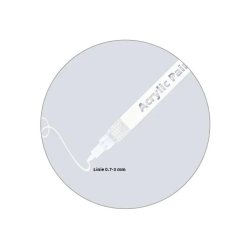 Nailart Acryl Pen Hvid