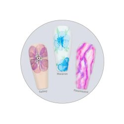 Nailart Aquarelle Galaxy