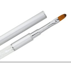 Gel Brush #6 Acrylic Glitter Oval