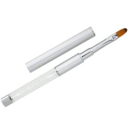 Gel Brush #6 Acrylic Glitter Oval