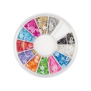 NailArt WheelBox Blomster