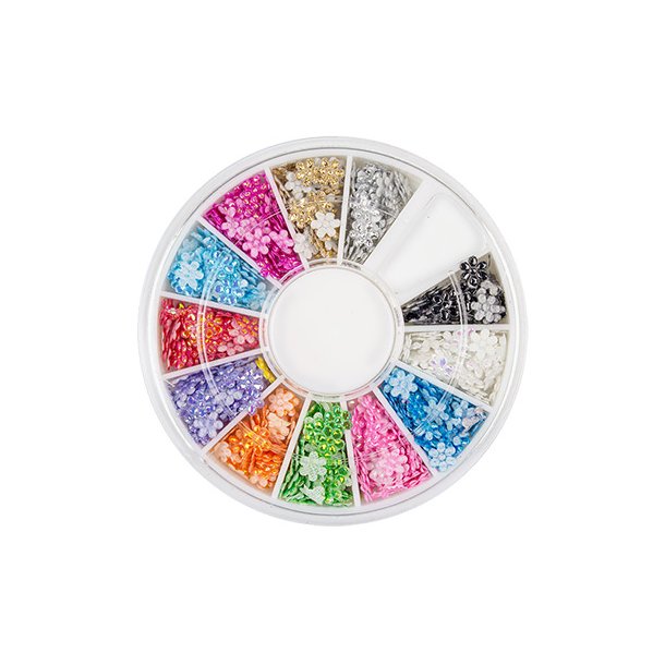 NailArt WheelBox Blomster