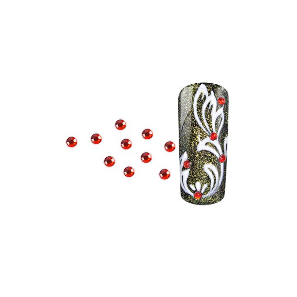 RhineStones Round red