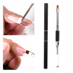 Acrylic-Gel Brush &amp; Scoop DoubleSided - Medium Brush