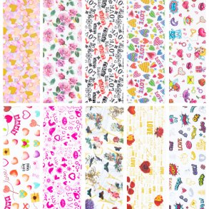 Nail Foil Love Box M209