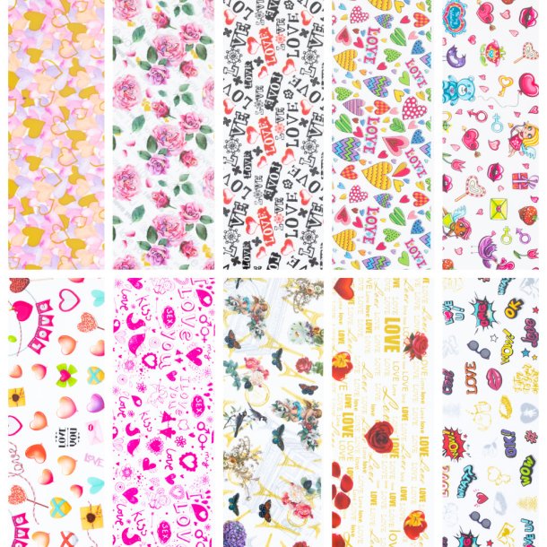 Nail Foil Love Box M209