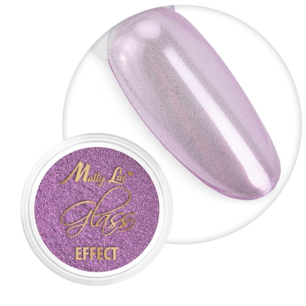 MollyLac Glass Effect Lilla Nr. 6 - 3 g.