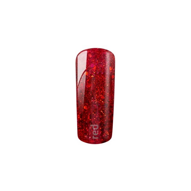 Acryl-Gel 30g Tube Glitter Red