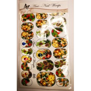 Nail Wraps nr. 86 Christmas