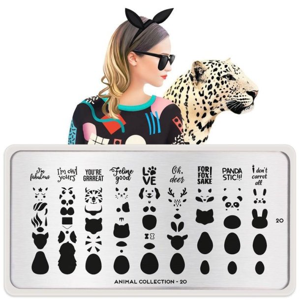 Animal Stamping Plate 20