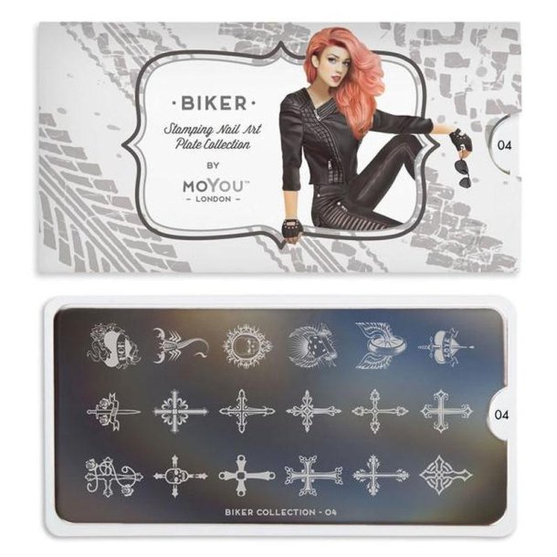 Biker Stamping Plate 04