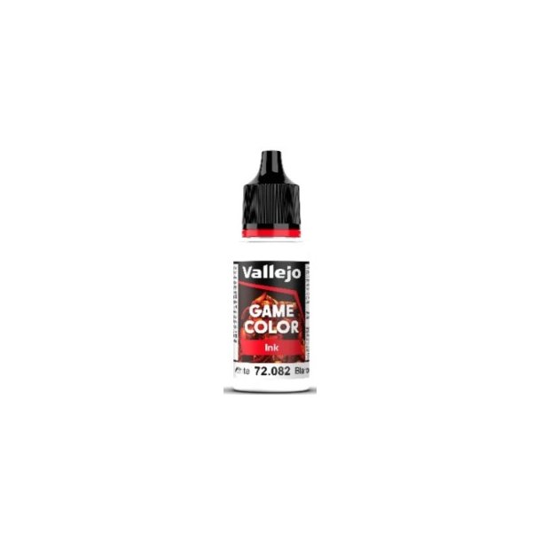 Game Color Ink White - 18ml.