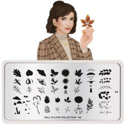 Fall in love Stamping Plate 06