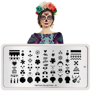 Festive Stamping Plate 72