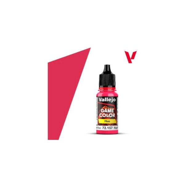 Game Color Fluorescent Red -18ML.