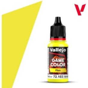 Game Color Fluorescent Yellow -18ML.