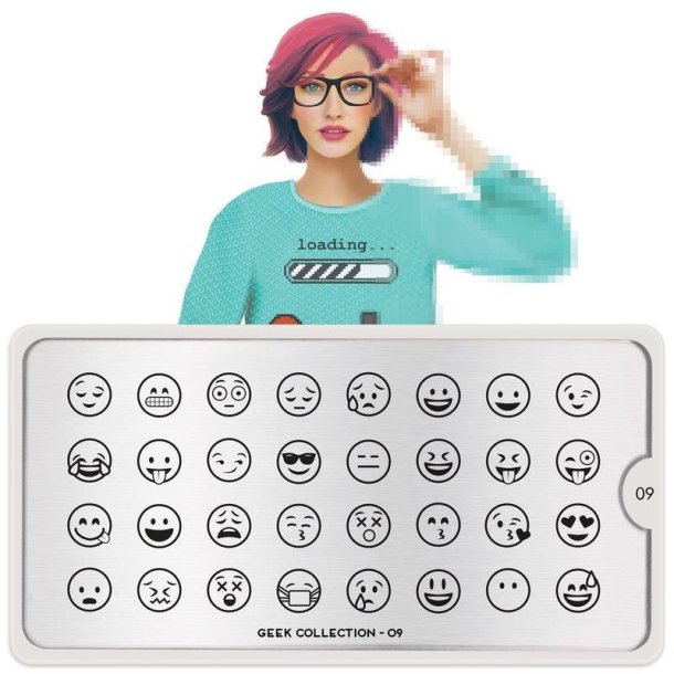 Geek Stamping Plate 09