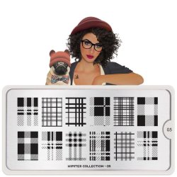Hipster Stamping Plate 05