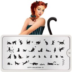 Kitty Stamping Plate 15